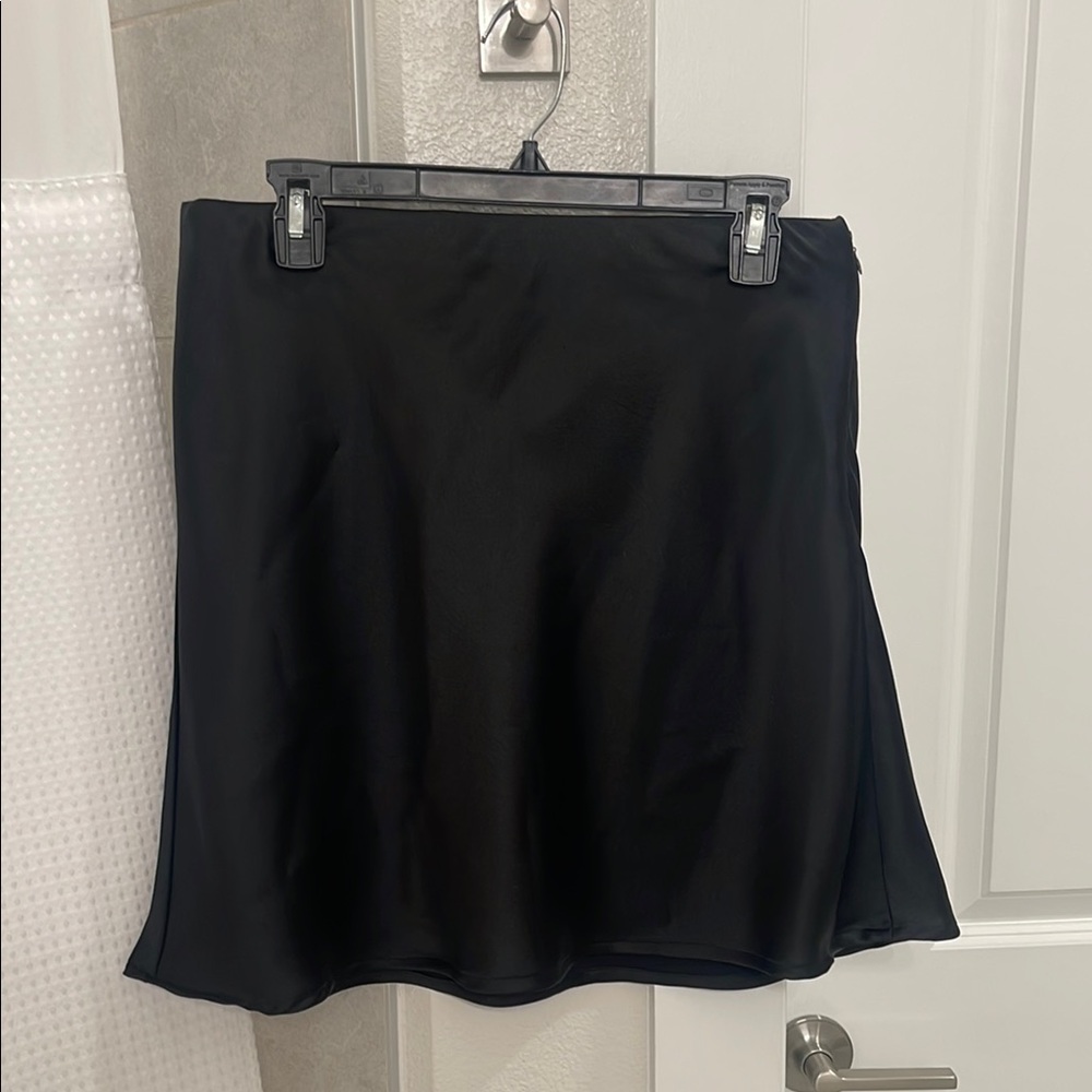 Bailey 44 Black Mini A-Line Skirt Casual -size L